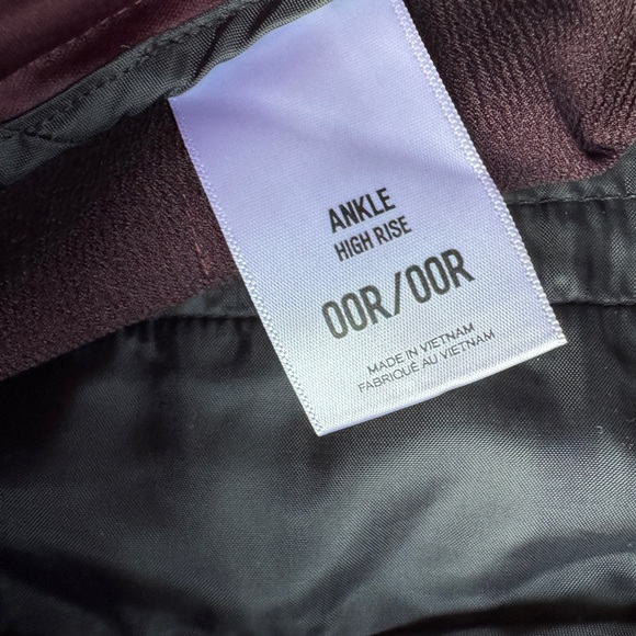 Express Tie High Waist Slacks size 00R - Picture 4 of 4